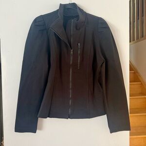 Chic Black Women's Blazer Coat